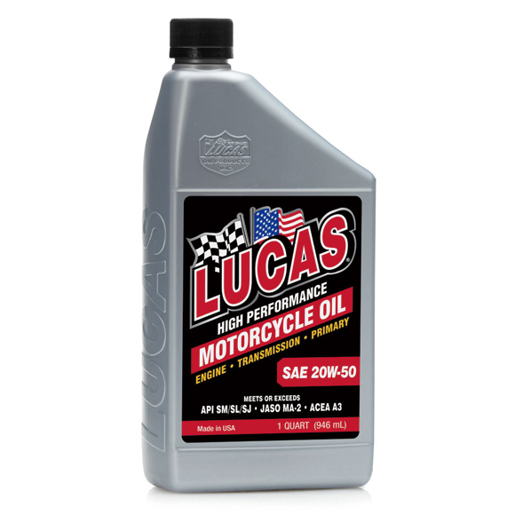 LUCAS OIL　モーターサイクル用SAE20W50